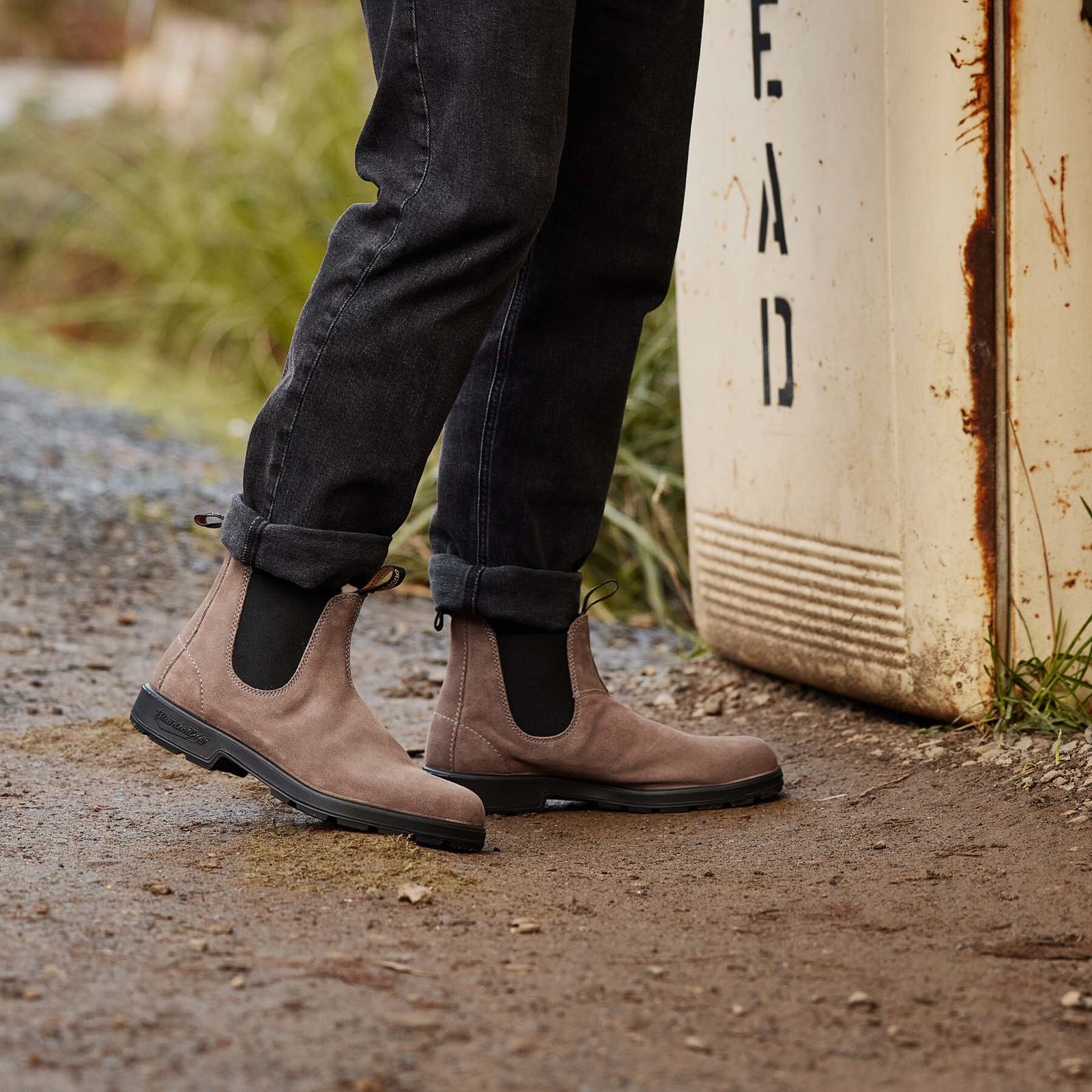 Blundstone 2407 Grigio | Stivaletti Unisex in Camoscio