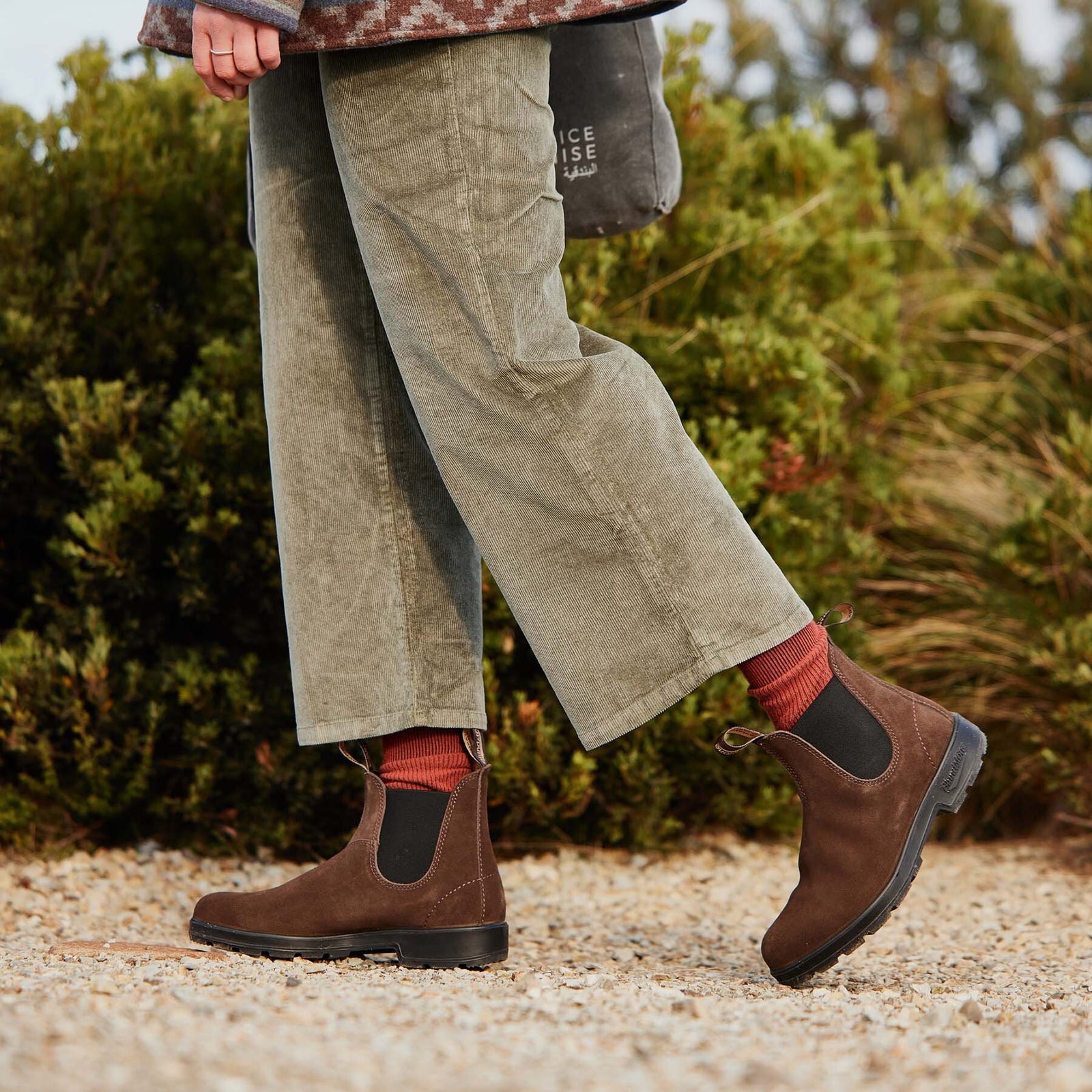 【限定販売】 Blundstone 2410 Brown | Unisex Suede Boots 靴