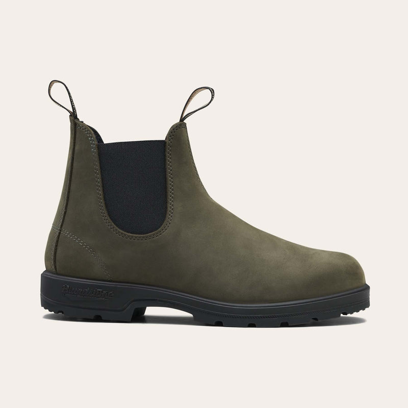 Blundstone 2442 Verde Stivaletti Unisex in Nabuk