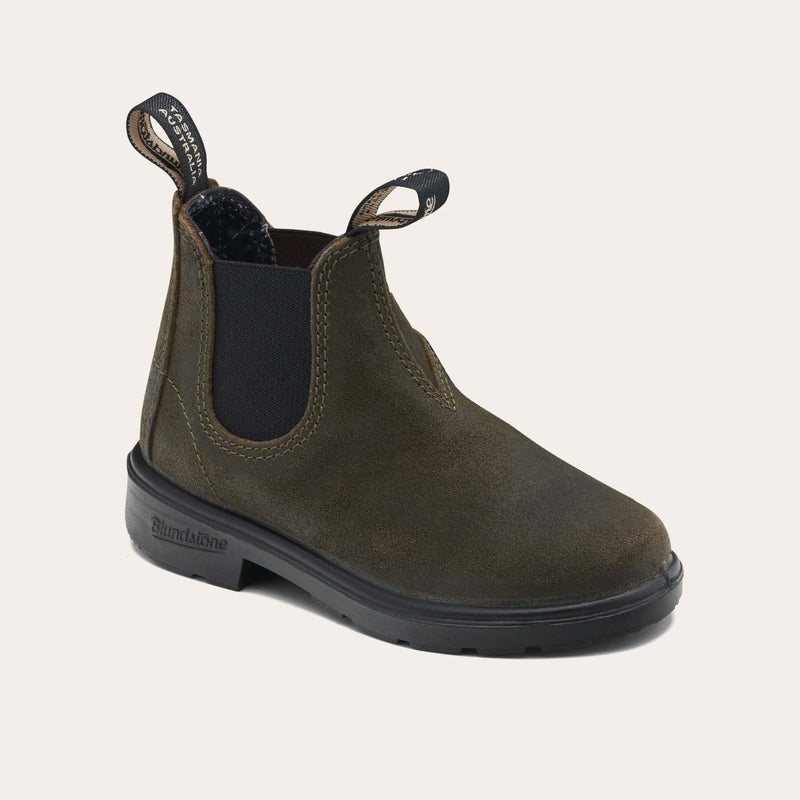 Blundstone 2496 Green Kid Suede Boots