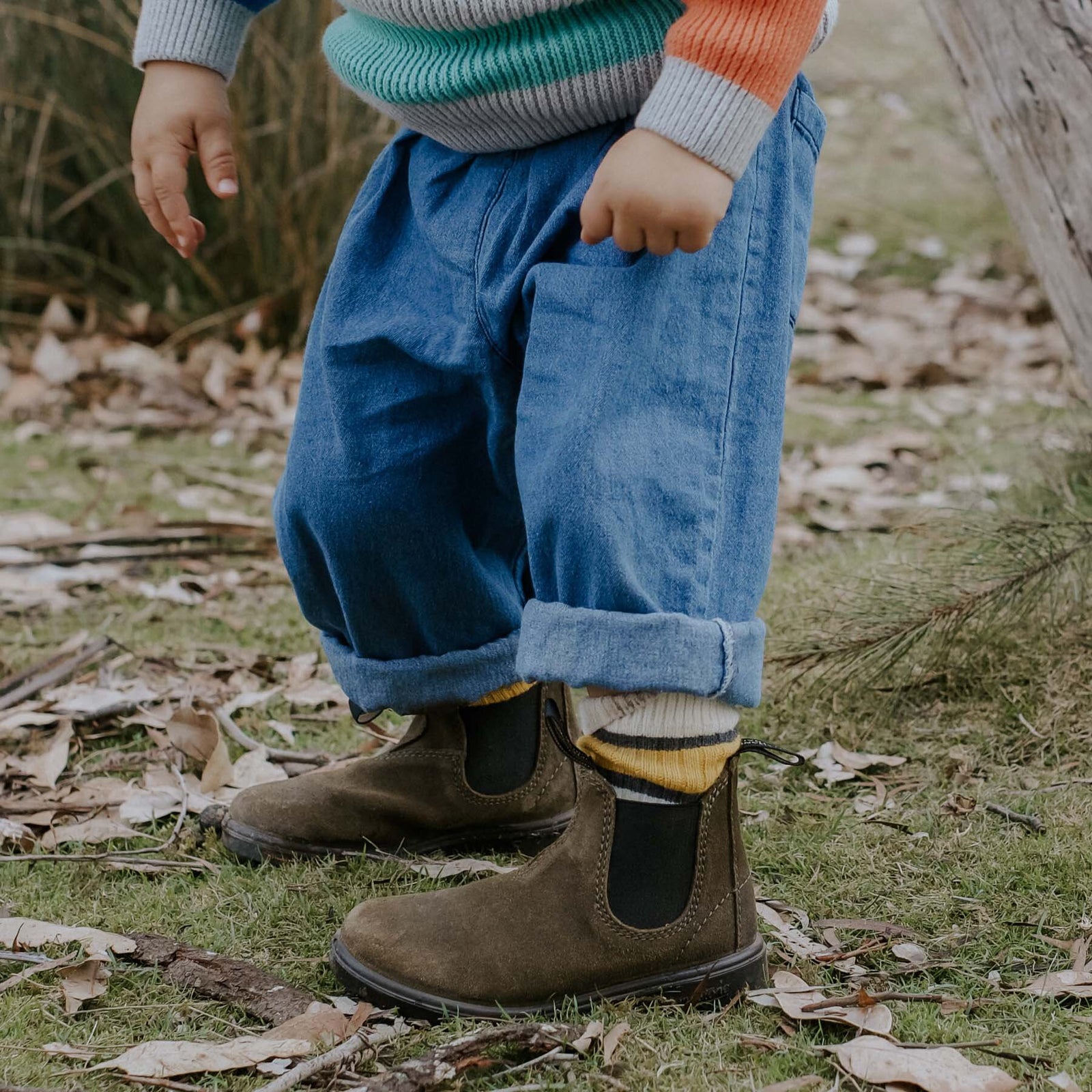 Blundstone 2496 Green Kid Suede Boots