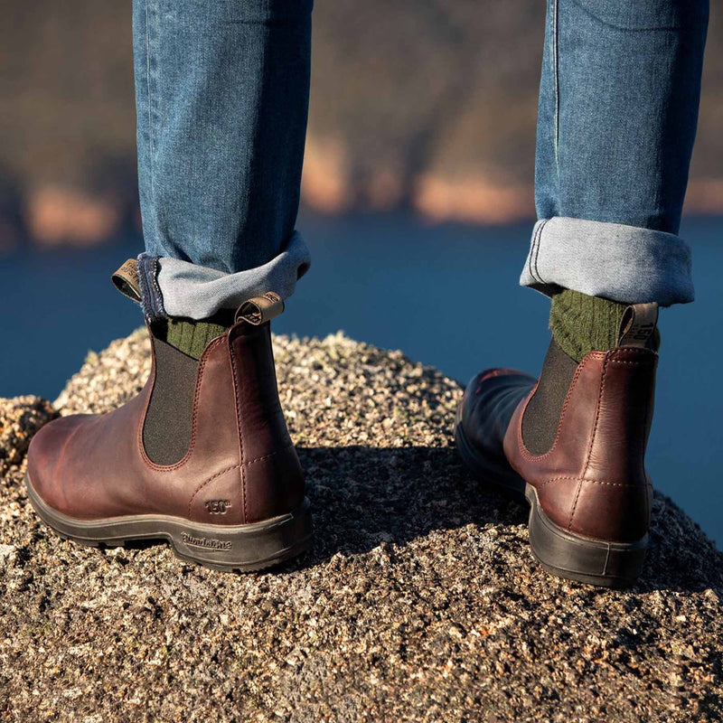 Blundstone 150 Red Unisex Leather Boots - Main Image