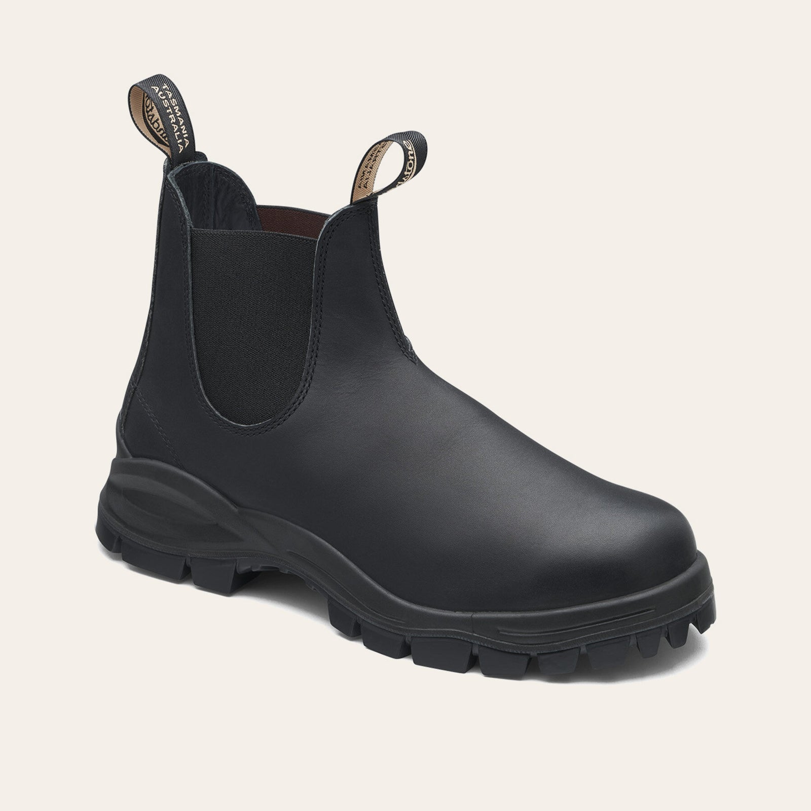 Blundstone 587 Stivali Chelsea In Pelle Nera Rustica 3 - Foto 4