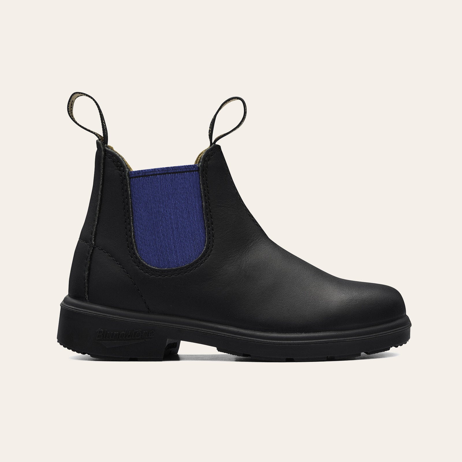 Blundstone 580 キッズブーツ ブラック/ブルー Buy #580 Black Leather Chelsea Boots | Blundstone Official