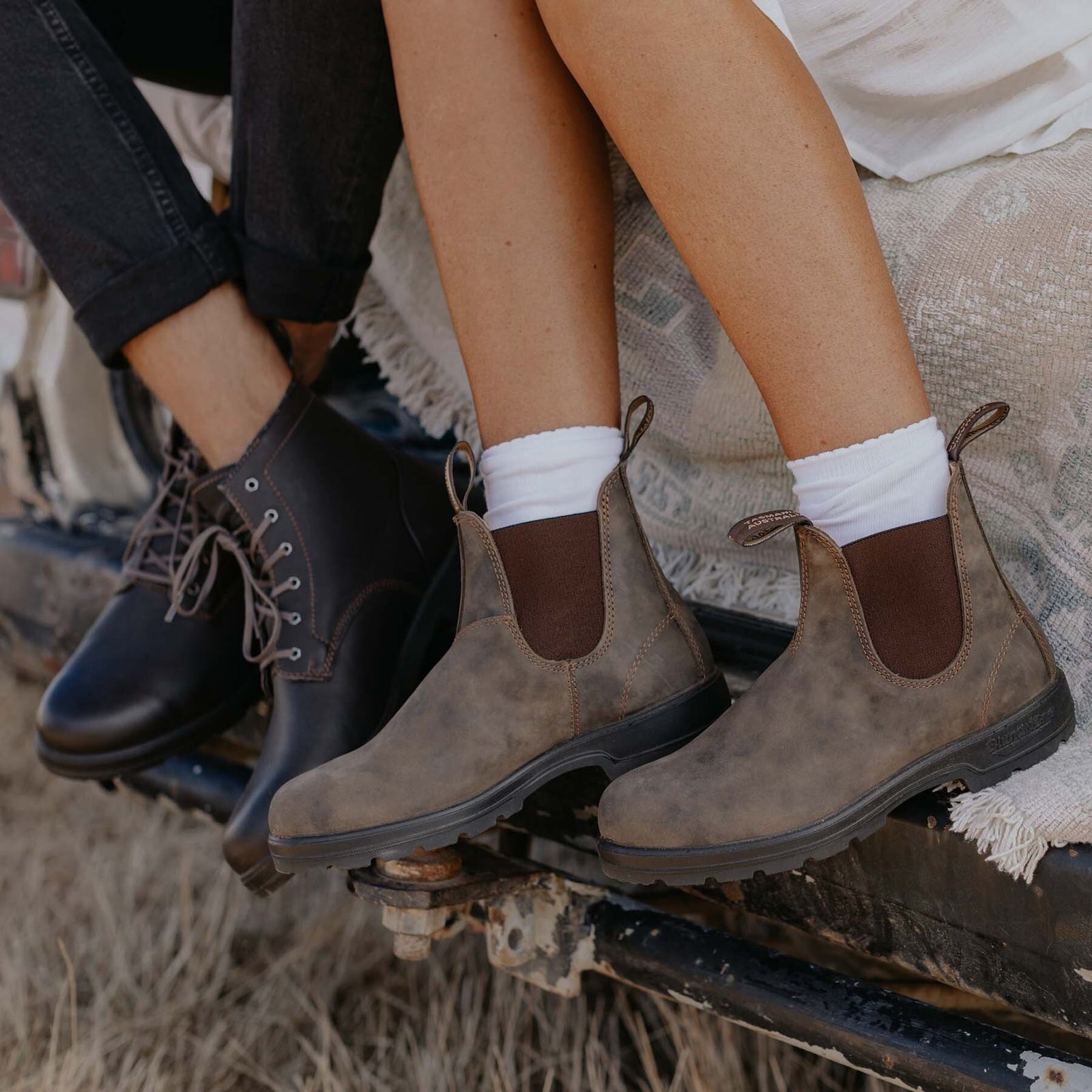 Blundstone 585 サイドブーツ サイズ6 ラスティックブラウン BLUNDSTONE Blundstone ブランドストーン BS585 Rustic Brown ラ